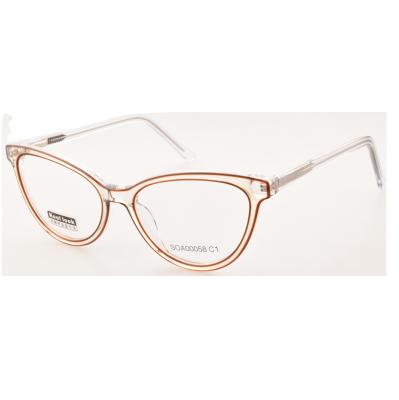 China 20 years experience on eyewear high end transparent acetate optical frames for sale