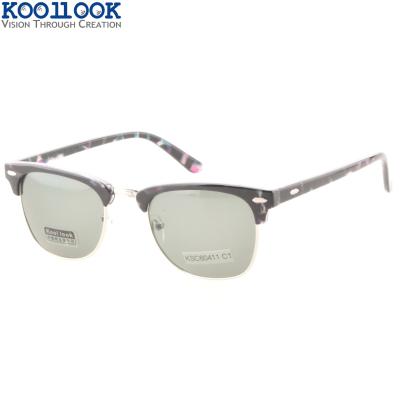 China 20 years experience on eyewear wholesale vintage classic sunglasses mirrored retro popular metal sunglasses for sale