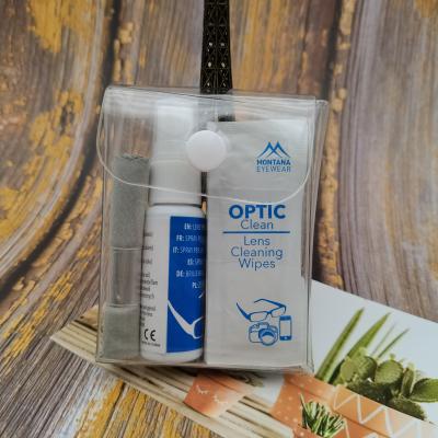 China 20 years experience on high quality eyewear glass spray remover include tissue screw spray for glass cleaning kit for sale