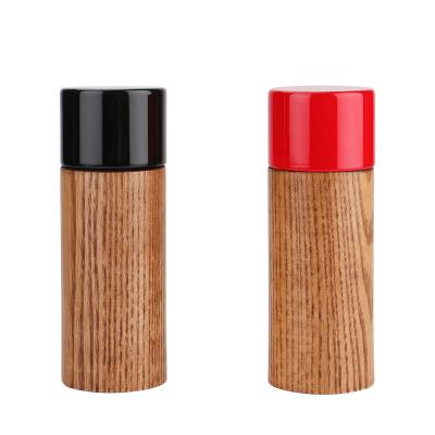 China Sustainable Popular Kitchen Grinders Spice Kitchen Spice Mill Wooden, New Wood, Ash Wood Pepper Mill for sale