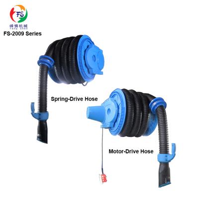 China Plastic & Steel Pipe Coil Extraction Vehicle Customization Manual Spring Retract / Motorized Pipe Coil for sale