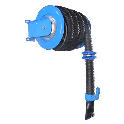 China Plastic And Carbon Steel Italian Product Refinement Exhaust Extraction System Hose Reel for sale