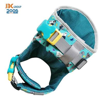 China Reflective Polyester Mesh Dog Vest Adjustable Reflective Breathable Cat Harness Pet Walking Lead Dog Harness for sale