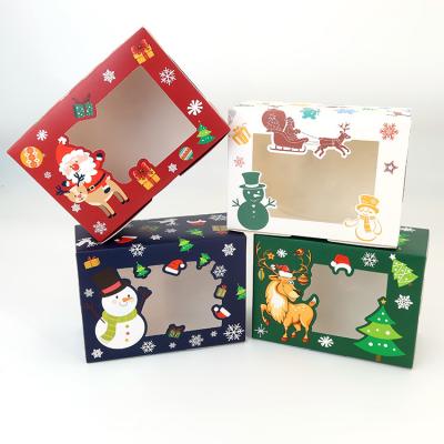 China Online Wholesale Customized Colored Recycled Materials Christmas Gift Box Color Cake Boxes Customized Paper Boxes for sale