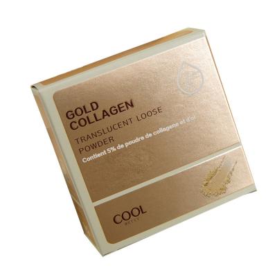 China Manufacturer Disposable Custom Luxury GOLD Eco Friendly Cosmetics Paper Box For Skin Care for sale