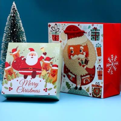 China High Quality Recycled Colorful Packing Materials Boxes Christmas Color Packing Box for sale