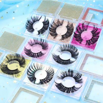 China Irregular eyelashes are popular box lash style 100% 3d eyelashes private label natural custom silk colored eyelashes for sale