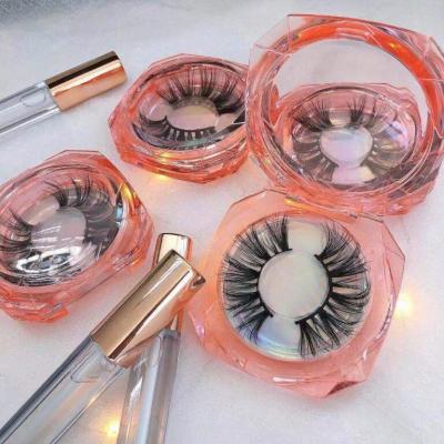 China Natural Custom Long Packaging Eyelash Bundles Segmented Mink Bond Eyelash Strip Pre-Cut Segmented Eyelash for sale