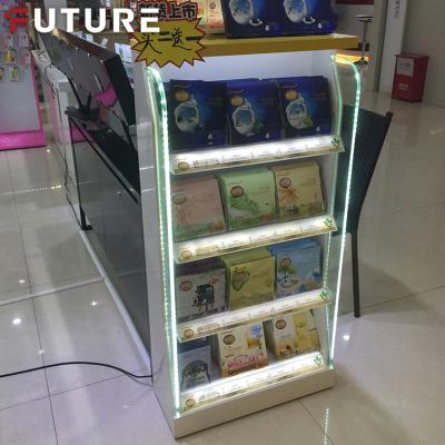 China Store Shop Trade Show Display Optical Cosmetics Stand Product Display Blocks For Cosmetics Shelf Displays for sale