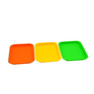 China Silicone Rolling Smoking Rolling Trays Tray Custom Logo Herb Cigarette Tobacco Silicone Rolling Trays For Smoke Shop for sale