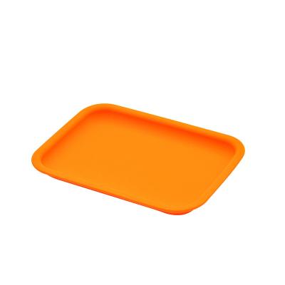 China Silicone Rolling Smoking Rolling Trays Tray Custom Logo Herb Cigarette Tobacco Silicone Rolling Trays For Smoke Shop for sale