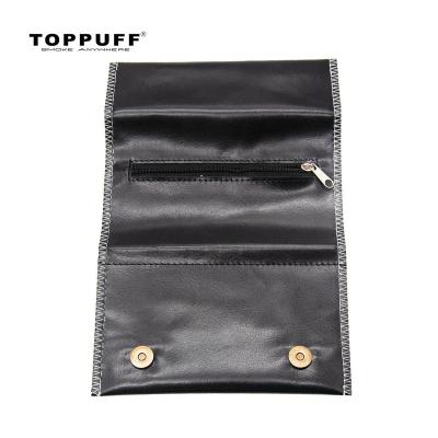 China PU Leather Tobacco Pouch With 153Mm Holder Tobacco Wallet Bag Purse Paper Bag for sale