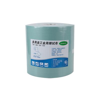 China Sustainable Hot Selling Wood Pulp Polypropylene Cleaning Wiper Roll Dust Free Paper for sale