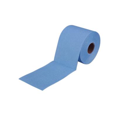 China Newest Sustainable Hot Sale Nonwoven Fabric Cleaning Dust Free Blue Roll Paper for sale