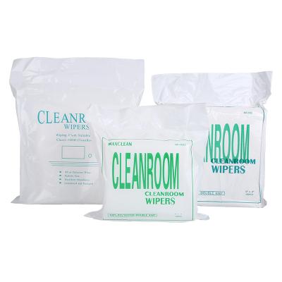 China Durable Polyester Cleanroom Paper Non-dust Clothmicrofiber Cleaning Cloth From China Manufacturer for sale