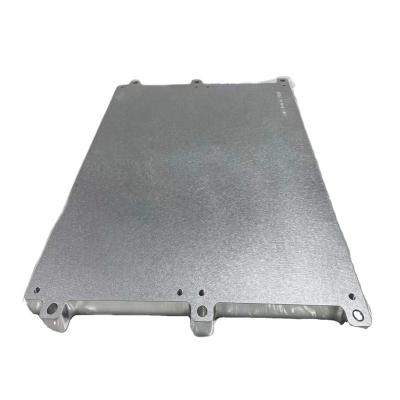 China Solar Battery Cooling Photovoltaic Heatsink Water Cooling Parts Aluminum Plate Made By Friction Welding Non Leaking for sale