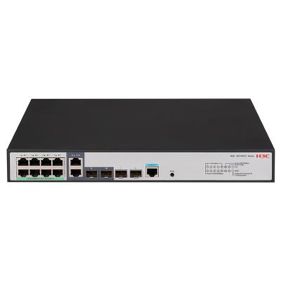 China H3C LS-5130S-12TP-HPWR-EI 8 Port Gigabit POE Power Supply Switch 4 Gigabit Light 336Gbps for sale