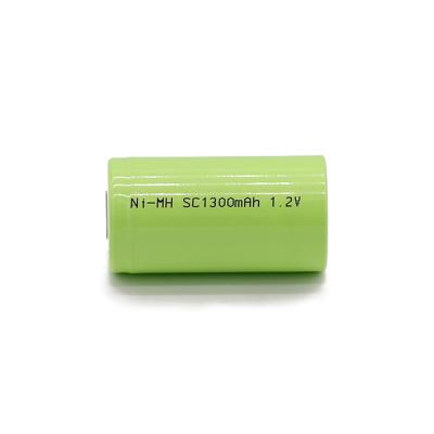 China Safety Environmental Long Life Ni-MH AA 1.2V 600mAh 1300nimh Rechargeable Battery Cell For Flashlight for sale