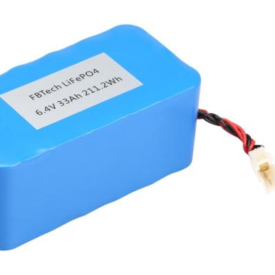 China Rechargeable Toys LiFe-PO4 LFP 26650 6.4V 30Ah Battery Pack For Bike Battery for sale