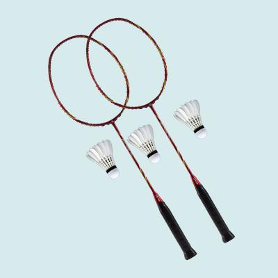 China Durable Nano Type Lingmei Top Class Cardboard Graphite Material Badminton Racket Frame And Hi-tech Cool Look for sale