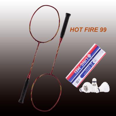 China Durable Type Wholesale Original High Quality Carbon Fiber Badminton Racket Best For Outdoor for sale