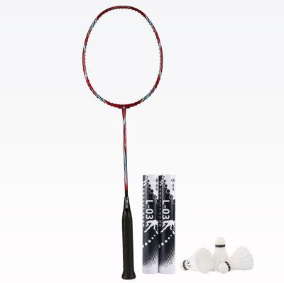 China Durable Type Top Selling Cheap Price Carbon Fiber Customized Logo Badminton Racket OEM For Log Game for sale