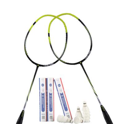 China Durable Type 22-28lbs Stable System Original Aluminum Alloy Badminton Racket China Rackets for sale