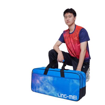 China Eco - Friendly Waterproof Badminton Racket Large Capacity Material Outdoor Sports Bag for sale