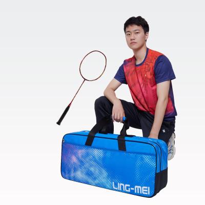 China Eco - Friendly Waterproof PU Material Badminton Racket Big Capacity Outdoor Sports Bag for sale