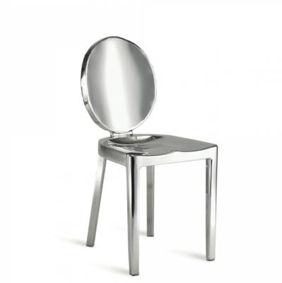 China Modern wholesale home furniture polishing stainless steel kong dining chair for sale