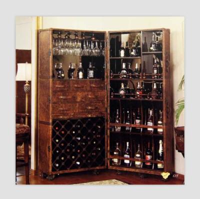 China Adjustable Multi Drawer Wine Bottle Cork Display Rack Decorative Tall Cabinet (Other) With Drawers for sale