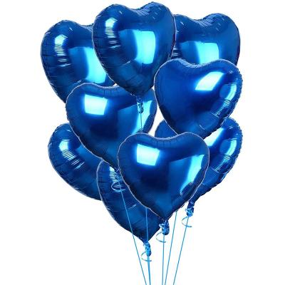 China Used Repeatedly 24 Inch Love Foil Balloon Birthday Party Movie Valentine's Day Heart Foil Balloons for sale