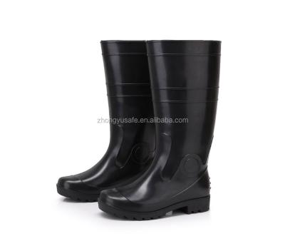 China Waterproof Color Men's Boots, Custom Wellington Boots, PVC Rain Boots Construction for sale