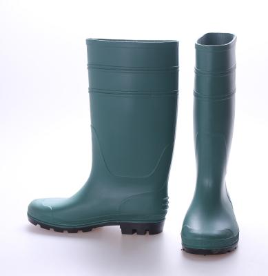 China 100% Water Proof Safety Waterproof PVC Plastic Rain Non Rejects Agricultural Rubber Boots For Men for sale