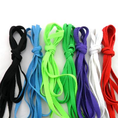 China Flat shoe lace netting, wholesale custom lace, satin shoe lace for sale