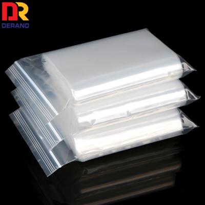 China Customizable Clear LDPE Recyclable Transparent Ziplock Bag Food Grade Resealable Packaging Self Seal Poly Bag for sale