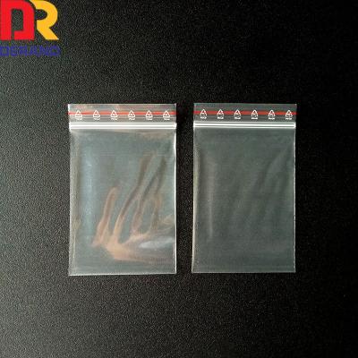 China Clear LDPE-Druckverschlussbeutel security poly beutel zipper bag plastic resealable zipper bag with logo custom ziplock bags for sale