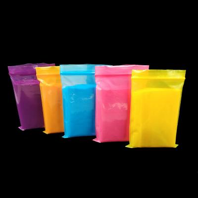 China Promotional Moisture Proof Plastic Custom Colored Ziplock Packaging Bag Specially Poly Security Zipper Bag Storage Bag for sale