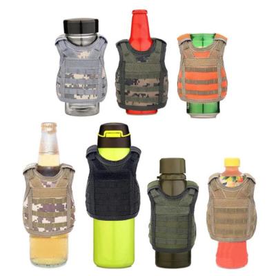 China Hot Sale Wine Capsule Mini Supplier Vest Beer Life Vest Beer Koozies Tactical Vest for sale