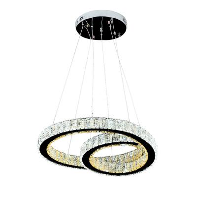 China Contemporary Restaurant Led Modern Chandelier Crystal Pendant Lamp for sale