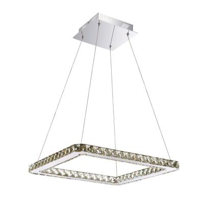 China Contemporary Square Rings Chandelier LED Hang Lights For Home for sale