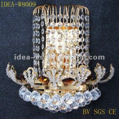 China Classic decorative Crystal Chandelier Light Wall Sconce from Fancy Lamparas De Pared for sale