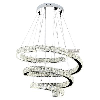 China Contemporary Ring Led Circle Chandelier Home Ceiling Pendant Light Home Lamp for sale