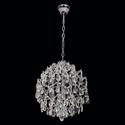 China Indoor Decorative Silver Chain Chandelier Modern Vintage Metal Lighting for sale