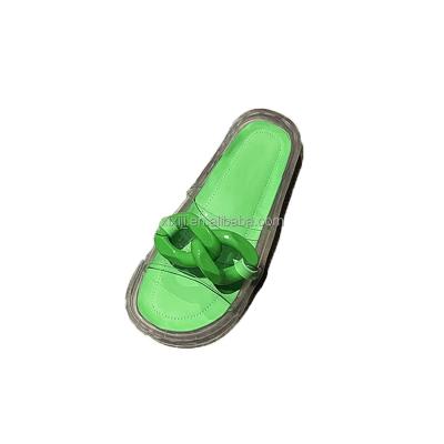 China Wholesale New Candy Color Steel Toe Women Platform Clogs Summer High Heel Sandals Clog Slippers for sale