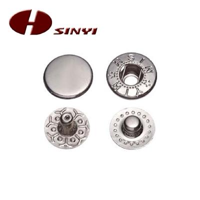 China Viable metal press stud metal buttons base for M10 fabrics available off the shelf for sale