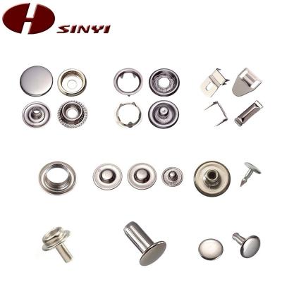 China Dry Cleaning Snap Fastener Rivet Eyelet Loop Lattice Button Hook ECG Buttons for sale