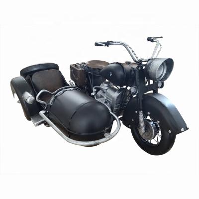 China Europe TM163 Retro Metal Handmade Metal Crafts Vintage Motorbike Model Prop Home Office Decor Ornament Antique for sale