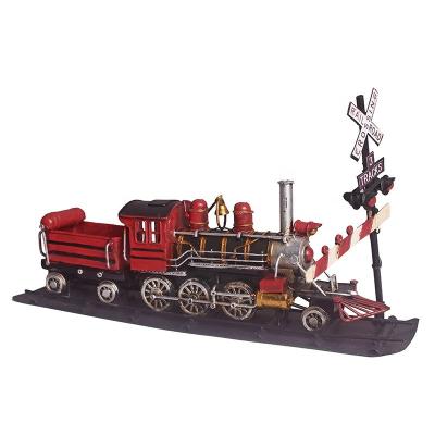 China Vintage Steam Iron Royal Iron Model Train Ornaments Europe American Model Train Home Decoration Office Desk Home Christmas Birthday Gifts Retro for sale