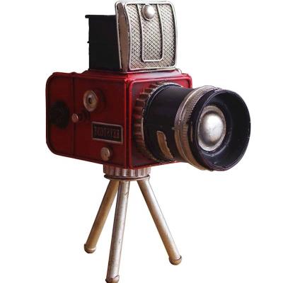 China Creative Metal Craft Decor Europe Retro Vintage Cinema Projector Antique Model Home Decoration Accessories for sale